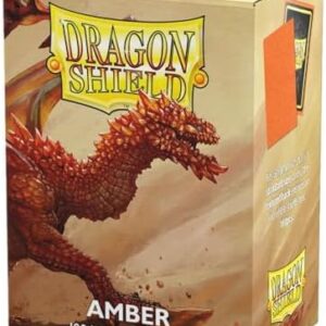 Dragon Shield Matte Sleeves (100 CT) - Amber - Premium TCG Card Protection