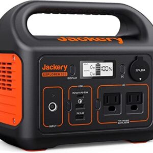Jackery Explorer 300 Portable Power Station (Renewed) - Your Off-Grid Powerhouse!