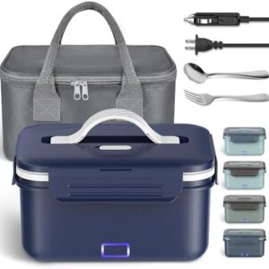 Electric Lunch Box Food Heater - Enjoy Hot, Homemade Meals Anywhere!