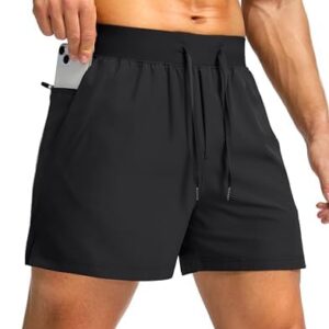 Men's Running Shorts with Zipper Pockets