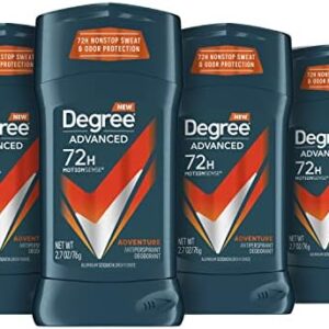 Degree Men Adventure: 72-Hour Antiperspirant (4-Pack)