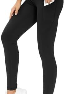 High Waist Yoga Pants with Pockets - Tummy Control