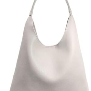 Women's Vegan Leather Hobo Bag - Slouchy Tote Purse