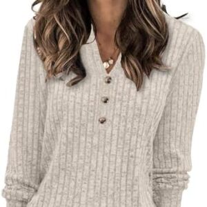 Women's V-Neck Sweaters: Cozy & Stylish - OREI