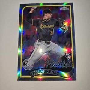 1989 Paul Skenes Topps Chrome Rookie Card - RARE!