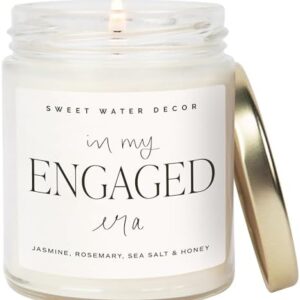 Sweet Water Decor Engaged Candle - Bridal Shower Gift
