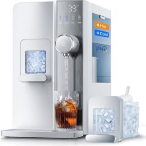 OREI 7-Stage Water Filter Ice Maker: Instant Hot & Cold