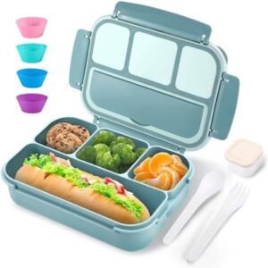 OREI Bento Box: 4-Compartment Lunchbox Set