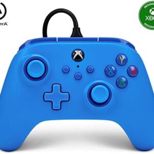 PowerA Wired Xbox Controller (Blue) - Renewed - OREI Deal!