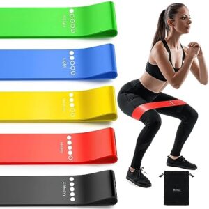 Resistance Bands 5-Pack: Pilates, Yoga, Fitness Workout