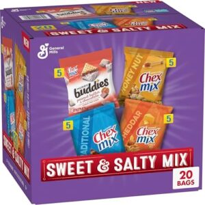 Chex Mix Variety Pack - 20 Bags, Sweet & Salty Snack