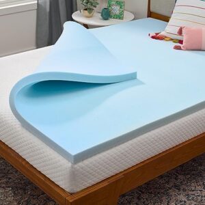 LINENSPA 2" Gel Memory Foam Mattress Topper - Twin