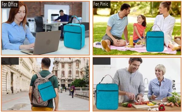 Lunch Box for Men - Reusable Lunch Bag Men Adult Women- Insu - Image 6