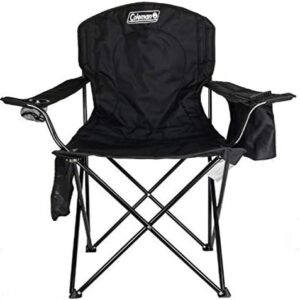 Coleman Camping Chair with 4-Can Cooler & Side Pockets