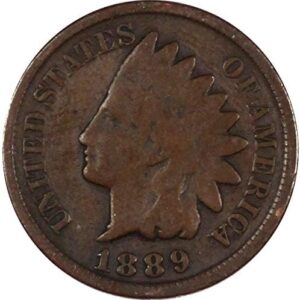 1889 Indian Head Cent: Rare Bronze Penny Coin