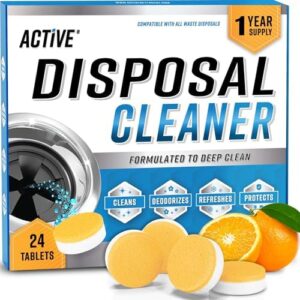 OREI Garbage Disposal Cleaner: 24 XL Tablets