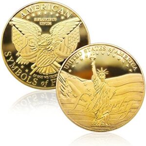 Statue of Liberty Coin: Gold-Plated Collectible - $25.40